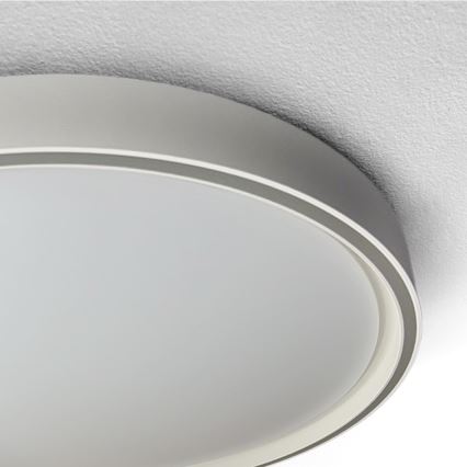 Brilagi - himmennettävä LED-kattovalaisin NANCI LED/60W/230V 3000-6500K halkaisija 49 cm hopea + kaukosäädin