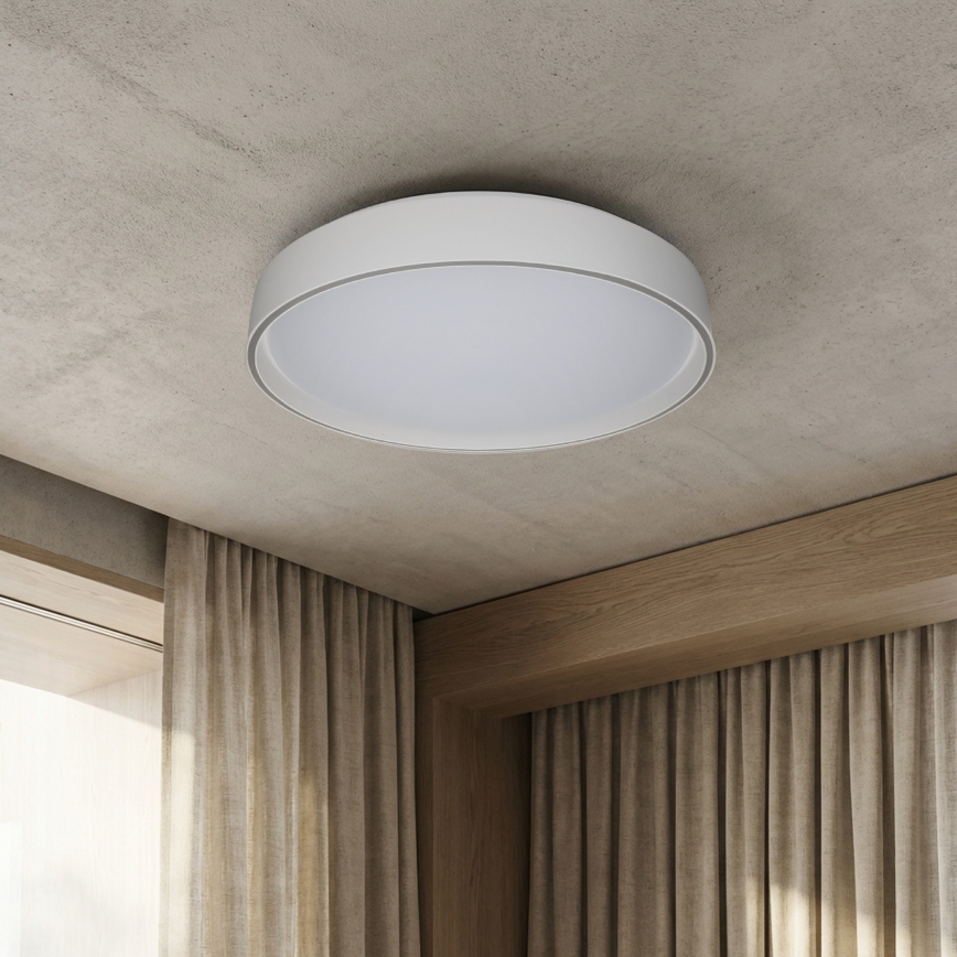 Brilagi - LED-himmennettävä kattovalaisin NANCI LED/60W/230V 3000-6500K halkaisija 49 cm valkoinen + kaukosäädin