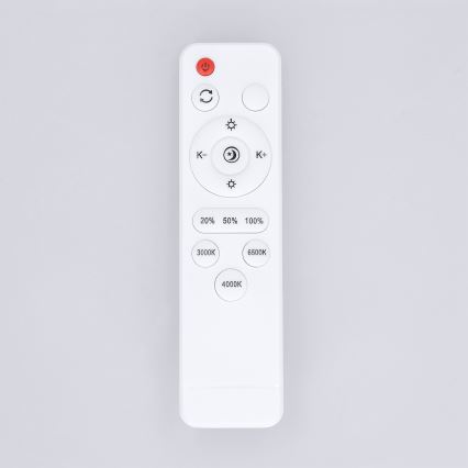 Brilagi - LED-himmennettävä kattovalaisin NANCI LED/60W/230V 3000-6500K halkaisija 49 cm valkoinen + kaukosäädin