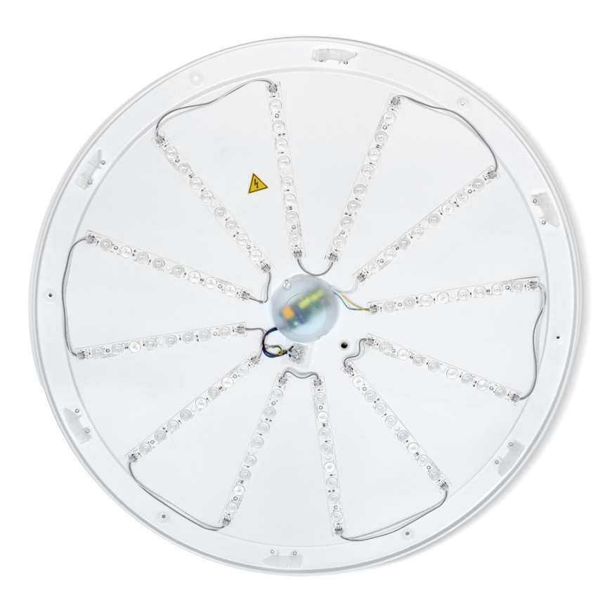 Brilagi - LED himmennettävä kattovalaisin PILANA LED/72W/230V 3000-6500K tammi/musta halkaisija 80 cm + kaukosäädin
