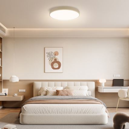 Brilagi - LED-himmennettävä kattovalaisin POOL LED/60W/230V 3000-6000K halkaisija 50 cm beige + kaukosäädin