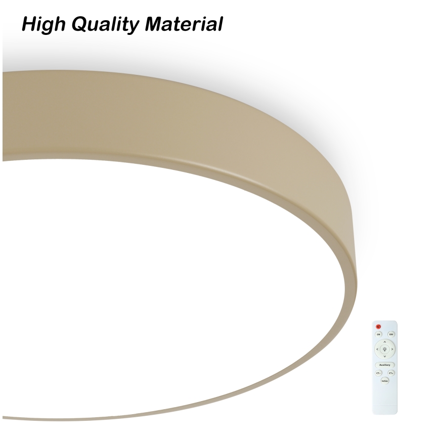 Brilagi - LED-himmennettävä kattovalaisin POOL LED/60W/230V 3000-6000K halkaisija 50 cm beige + kaukosäädin