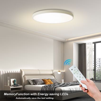Brilagi - himmennettävä LED-kattovalaisin POOL SMART LED/100W/230V 3000-6000K halkaisija 80 cm Wi-Fi Tuya valkoinen + kaukosäädin