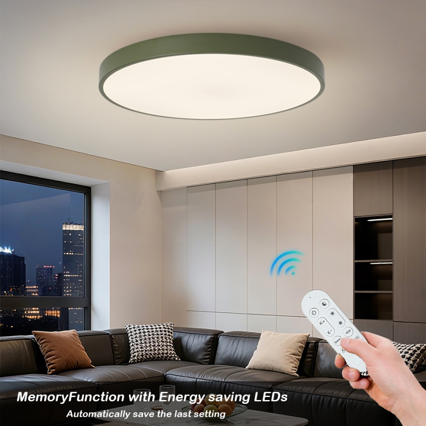 Brilagi - LED-himmennettävä valaisin POOL SMART LED/128W/230V halkaisija 100 cm 3000–6000K Wi-Fi Tuya + kaukosäädin vihreä
