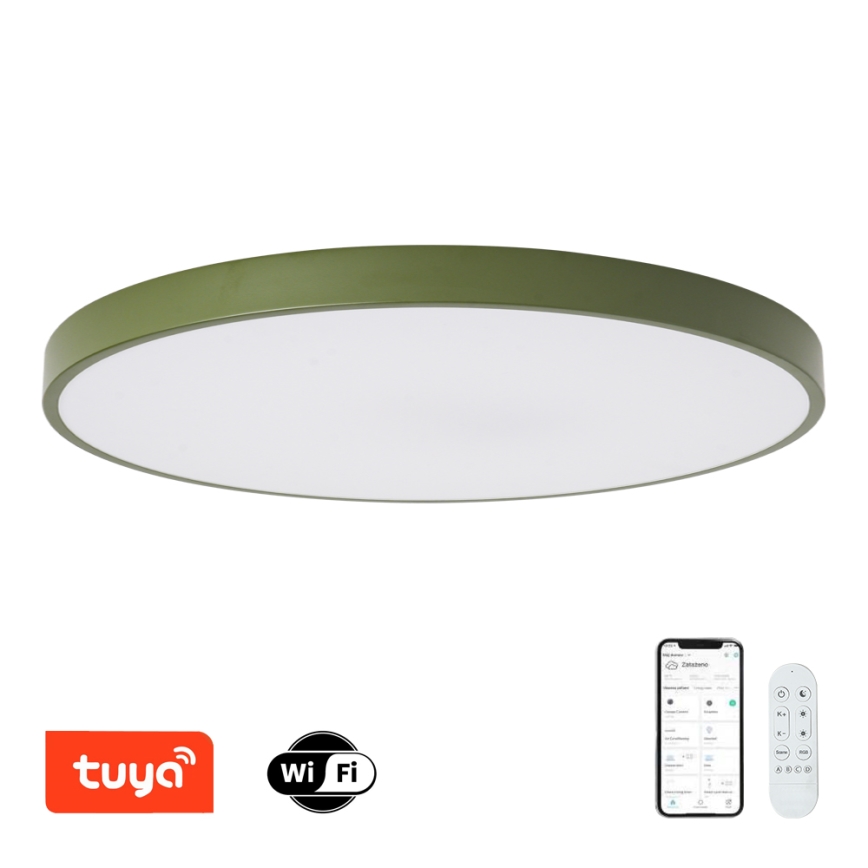 Brilagi - LED-himmennettävä valaisin POOL SMART LED/128W/230V halkaisija 100 cm 3000–6000K Wi-Fi Tuya + kaukosäädin vihreä