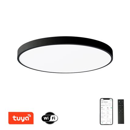 Brilagi - Himennettävä LED-kattovalaisin POOL SMART LED/128W/230V 3000-6000K halkaisija 100 cm Wi-Fi Tuya musta + kaukosäädin