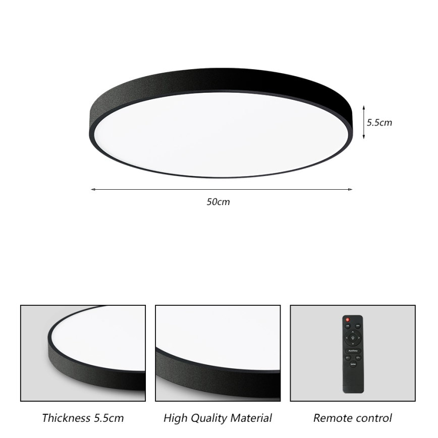 Brilagi - LED himmennettävä kattovalaisin POOL SMART LED/60W/230V 3000-6000K 50 cm + kaukosäädin