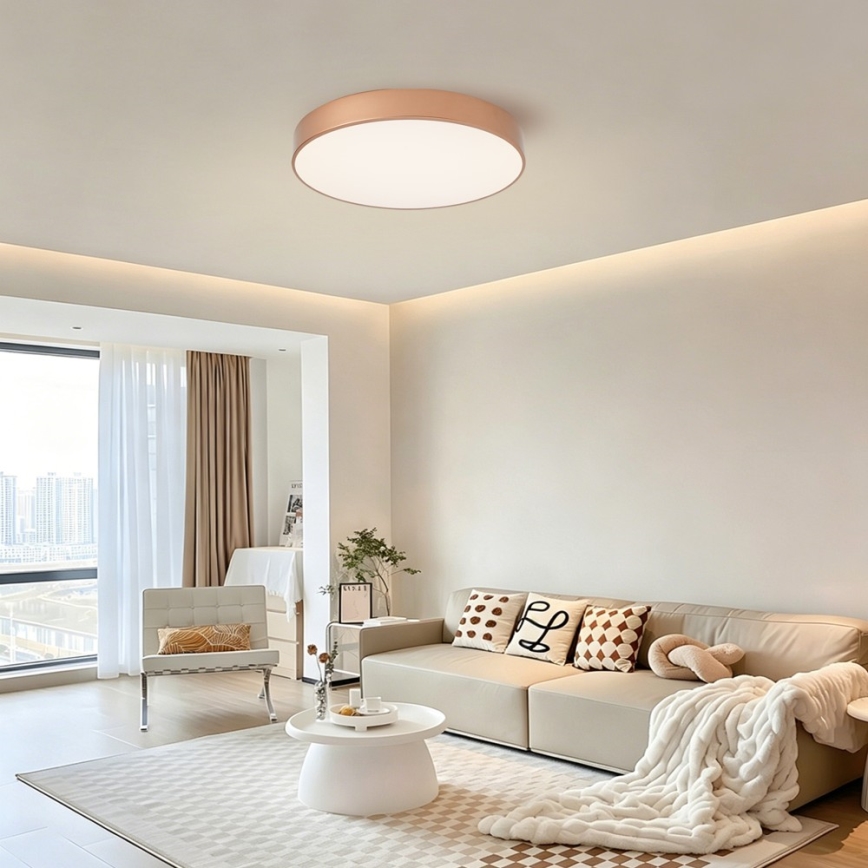 BRILAGI - Himmennettävä LED-kattovalaisin POOL SMART LED/60W/230V 3000-6000K halkaisija 50 cm Wi-Fi Tuya pronssinvärinen + kaukosäädin