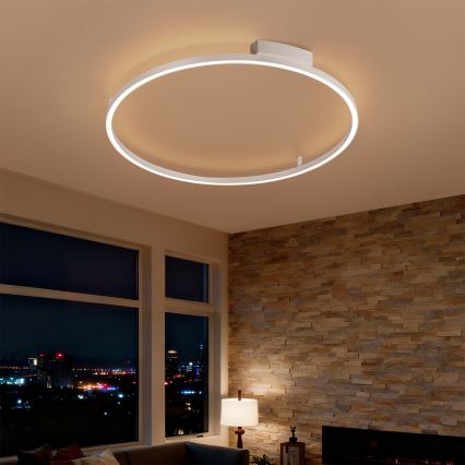 Brilagi - himmennettävä LED-kattovalaisin PORTOFINO LED/60W/230V 3000–6000K Ø 80 cm, valkoinen + kaukosäädin