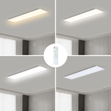Brilagi - LED Himennettävä kattovalaisin SLIMFRAME LED/58W/230V 120x30 cm 3000-6000K valkoinen + kaukosäädin