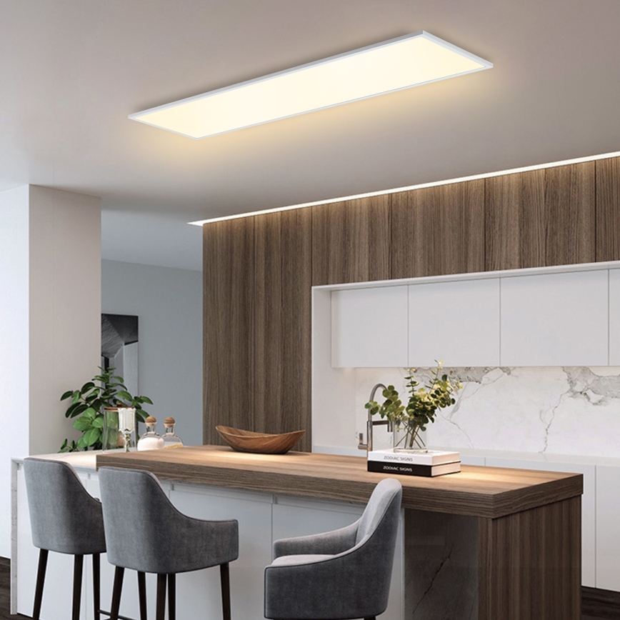 Brilagi - LED Himennettävä kattovalaisin SLIMFRAME LED/58W/230V 120x30 cm 3000-6000K valkoinen + kaukosäädin