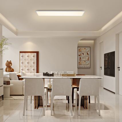 Brilagi - LED Himennettävä kattovalaisin SLIMFRAME LED/58W/230V 120x30 cm 3000-6000K valkoinen + kaukosäädin