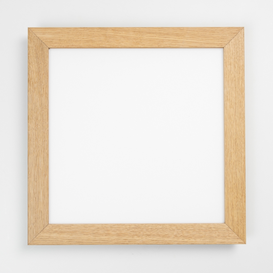 Brilagi - himmennettävä LED-kattovalaisin SLIMFRAME WOOD LED/36W/230V 49,5x49,5 cm 3000-6000K ruskea + kaukosäädin