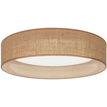 BRILAGI - LED-himmennettävä kattovalaisin VELVET SMARTIX STARS LED/24W/230V 3000-6000K halkaisija 45 cm beige Wi-Fi Tuya Beacon + kaukosäädin