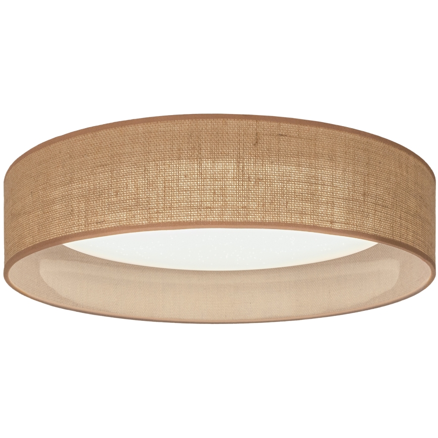 BRILAGI - LED-himmennettävä kattovalaisin VELVET SMARTIX STARS LED/24W/230V 3000-6000K halkaisija 45 cm beige Wi-Fi Tuya Beacon + kaukosäädin