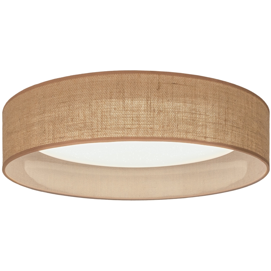 BRILAGI - Himmennettävä LED-kattovalaisin VELVET SMARTIX STARS LED/36W/230V 3000-6000K Ø 55 cm beige Wi-Fi Tuya Beacon + kaukosäädin