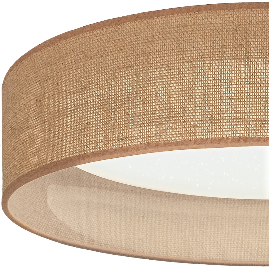 BRILAGI - Himmennettävä LED-kattovalaisin VELVET SMARTIX STARS LED/36W/230V 3000-6000K Ø 55 cm beige Wi-Fi Tuya Beacon + kaukosäädin