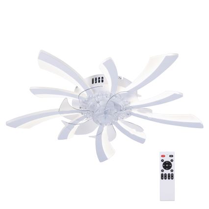 Brilagi - LED himmennettävä kattovalaisin tuulettimella LED/50W/230V 3000-6500K valkoinen + kaukosäädin