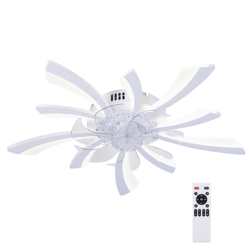 Brilagi - LED himmennettävä kattovalaisin tuulettimella LED/50W/230V 3000-6500K valkoinen + kaukosäädin