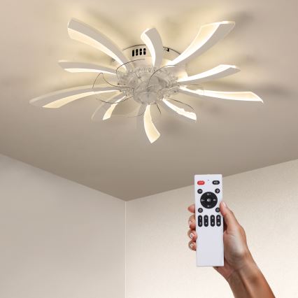 Brilagi - LED himmennettävä kattovalaisin tuulettimella LED/50W/230V 3000-6500K valkoinen + kaukosäädin