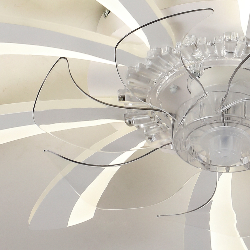 Brilagi - LED himmennettävä kattovalaisin tuulettimella LED/50W/230V 3000-6500K valkoinen + kaukosäädin