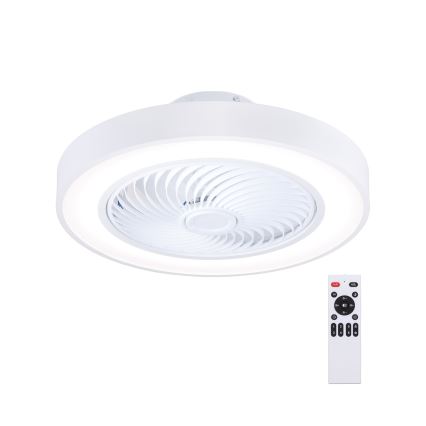 Brilagi - LED-himennettävä kattovalaisin tuulettimella LED/30W/230V 3000-6500K halkaisija 50 cm valkoinen + kaukosäädin