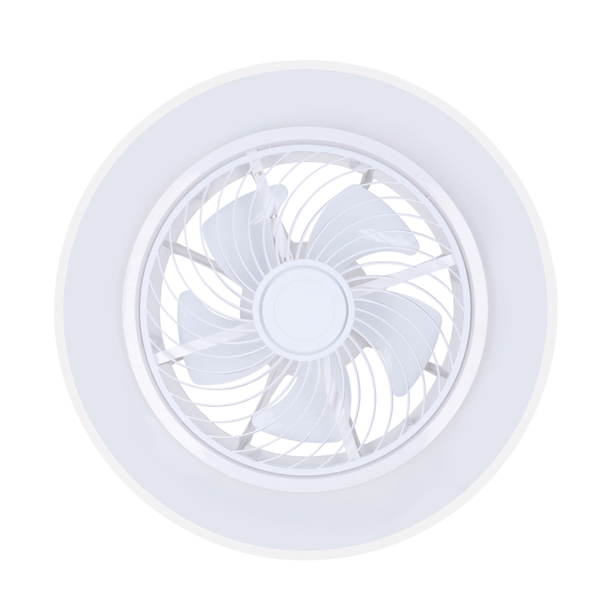 Brilagi - LED-himennettävä kattovalaisin tuulettimella LED/30W/230V 3000-6500K halkaisija 50 cm valkoinen + kaukosäädin