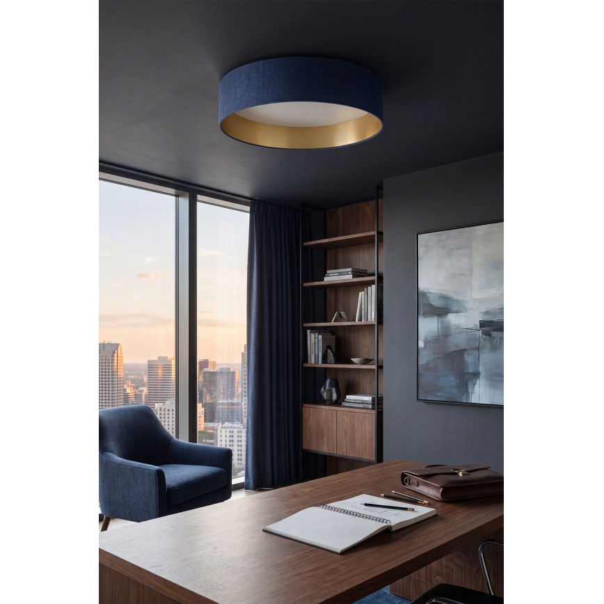 Brilagi - himmennettävä LED-kattovalaisin VELVET SMARTIX STARS LED/24W/230V 3000–6000K halkaisija 45 cm sininen/kultainen Wi‑Fi Tuya Beacon + kaukosäädin