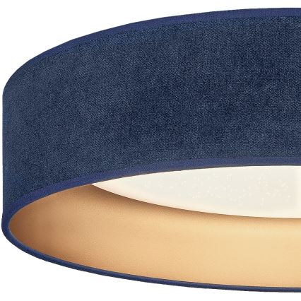 Brilagi - himmennettävä LED-kattovalaisin VELVET SMARTIX STARS LED/24W/230V 3000–6000K halkaisija 45 cm sininen/kultainen Wi‑Fi Tuya Beacon + kaukosäädin