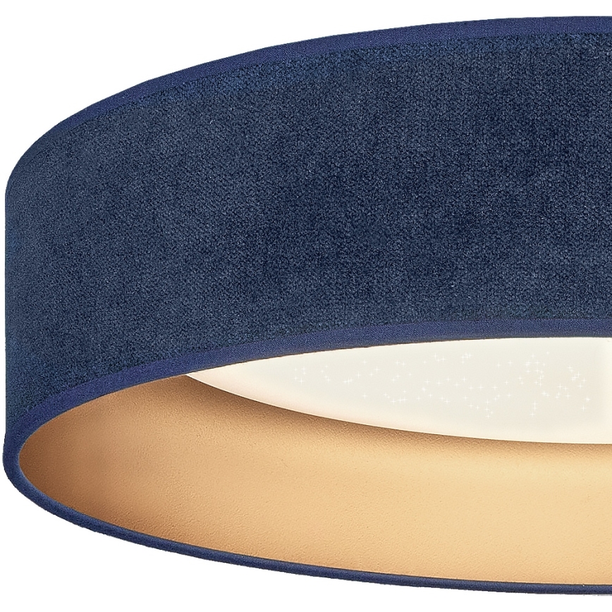 Brilagi - himmennettävä LED-kattovalaisin VELVET SMARTIX STARS LED/24W/230V 3000–6000K halkaisija 45 cm sininen/kultainen Wi‑Fi Tuya Beacon + kaukosäädin