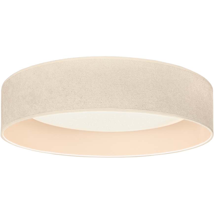 Brilagi - LED-himmennettävä kattovalaisin VELVET SMARTIX STARS LED/24W/230V 3000–6000 K, halkaisija 45 cm, kermanvalkoinen, Wi‑Fi Tuya Beacon + kaukosäädin