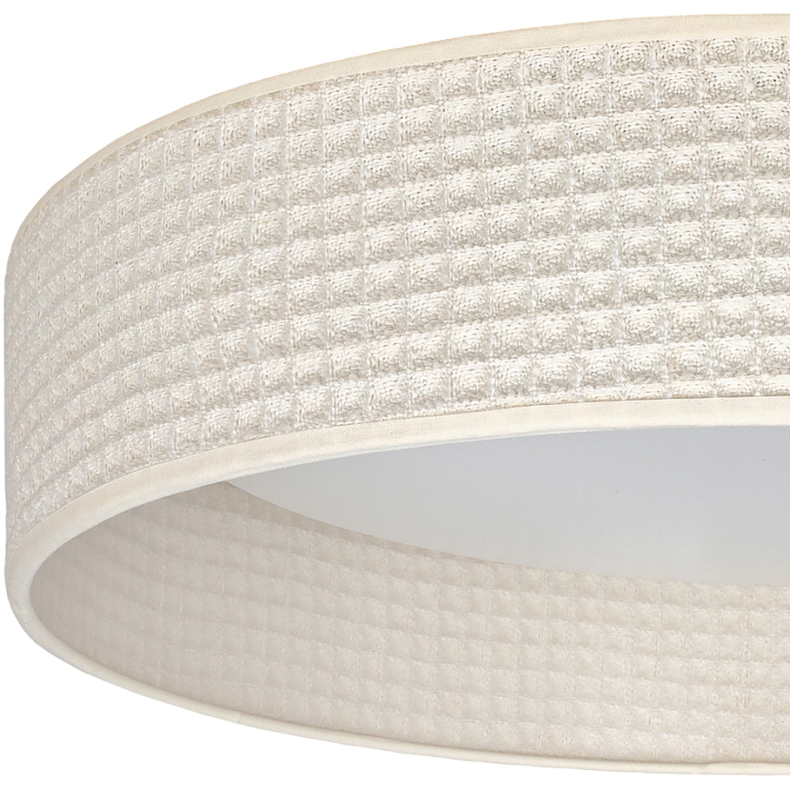 Brilagi - LED-himmennettävä kattovalaisin VELVET SMARTIX LED/24W/230V 3000-6000K halkaisija 45 cm kermanvärinen Wi-Fi Tuya Beacon + kaukosäädin