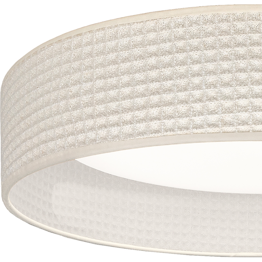 Brilagi - Himmennettävä LED-kattovalaisin VELVET SMARTIX LED/36W/230V 3000-6000K halkaisija 55 cm kermanvärinen Wi-Fi Tuya Beacon + kaukosäädin