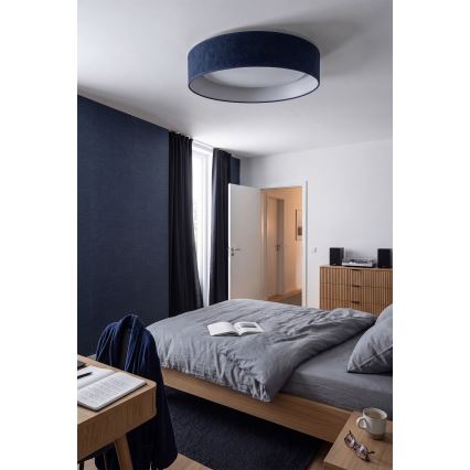 Brilagi - LED-himmennettävä kattovalaisin VELVET SMARTIX LED/36W/230V 3000-6000K halkaisija 55 cm sininen Wi-Fi Tuya Beacon + kaukosäädin