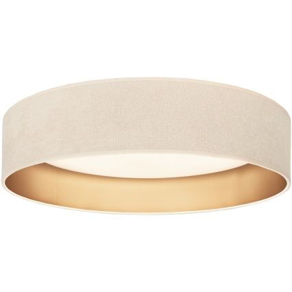 Brilagi - LED-himmennettävä kattovalaisin VELVET SMART VARI LED/24W/230V 3000-6500K halkaisija 45 cm kerma/kultainen + kaukosäädin