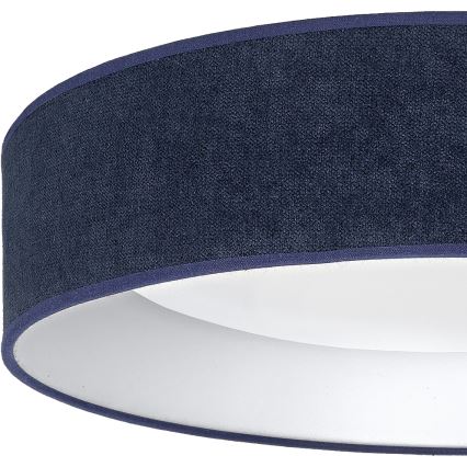 Brilagi - Himmennettävä LED-kattovalaisin VELVET SMART VARI LED/24W/230V 3000-6500K halkaisija 45 cm sininen + kaukosäädin