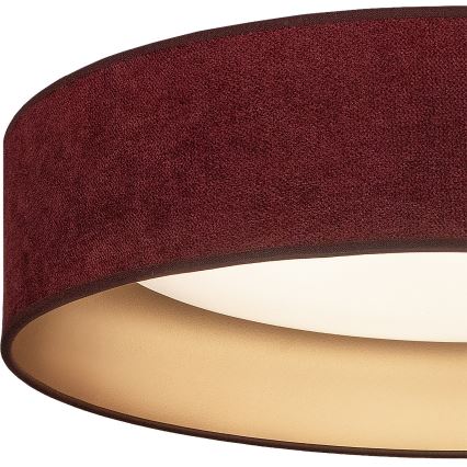 Brilagi - LED-himmennettävä kattovalaisin VELVET SMART VARI LED/24W/230V 3000-6500K Ø 45 cm viininpunainen/kultainen + kaukosäädin