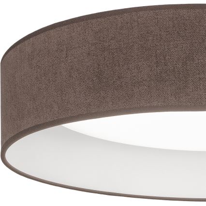 Brilagi - LED-himmennettävä kattovalaisin VELVET SMART VARI LED/36W/230V 3000–6500 K Ø 55 cm ruskea + kaukosäädin