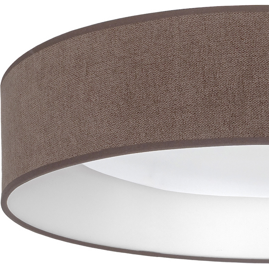 Brilagi - LED-himmennettävä kattovalaisin VELVET SMART VARI LED/36W/230V 3000–6500 K Ø 55 cm ruskea + kaukosäädin