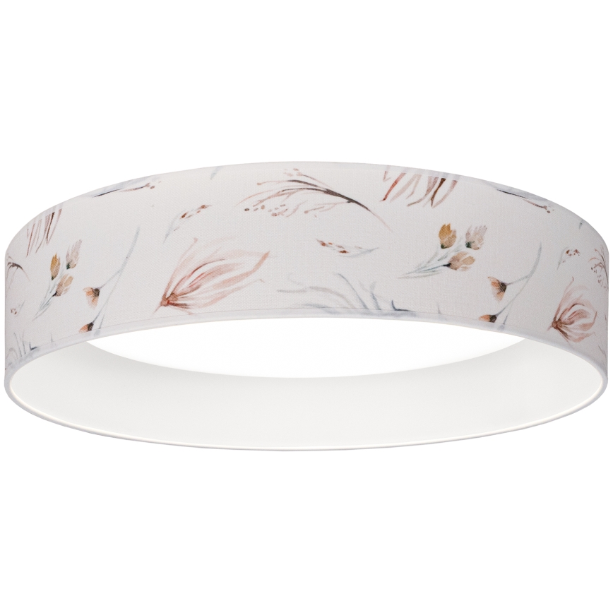 Brilagi - LED-himmennettävä kattovalaisin VELVET SMART VARI LED/36W/230V 3000-6500K halkaisija 55 cm valkoinen/kukat + kaukosäädin
