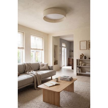 Brilagi - LED himmennettävä kattovalaisin VELVET SMART VARI LED/36W/230V 3000-6500K Ø 55 cm kermanvalkoinen + kaukosäädin