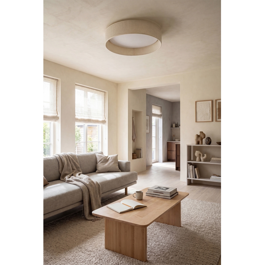 Brilagi - LED himmennettävä kattovalaisin VELVET SMART VARI LED/36W/230V 3000-6500K Ø 55 cm kermanvalkoinen + kaukosäädin