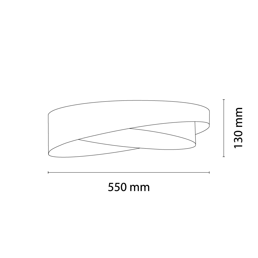 BRILAGI - LED-himennettävä kattovalaisin VELVET TWIST LED/36W/230V 3000-6000K halkaisija 65 cm Wi-Fi Tuya Beacon vihreä/kultainen + kaukosäädin