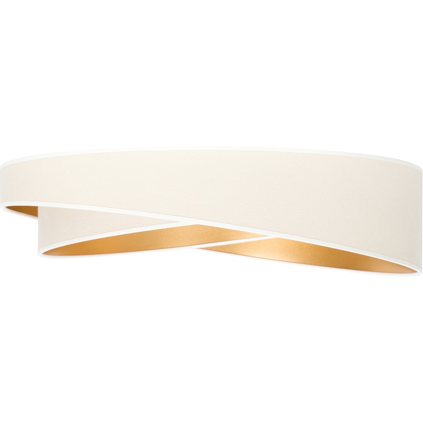 BRILAGI - LED Himennettävä kattovalaisin VELVET TWIST LED/36W/230V 3000-6000K halkaisija 65 cm Wi-Fi Tuya Beacon valkoinen/kulta + kauko-ohjain