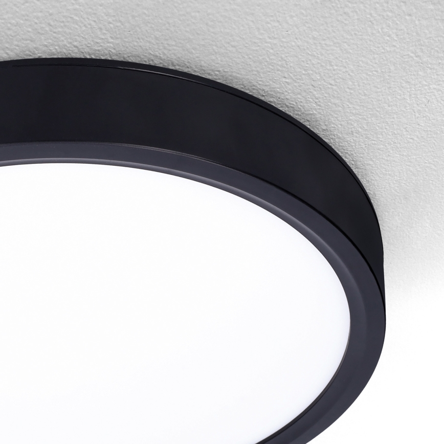 Brilagi - Himmennettävä LED-kattovalaisin ESTELA LED/36W/230V 3000-6500K ø 30 cm musta + kauko-ohjaus