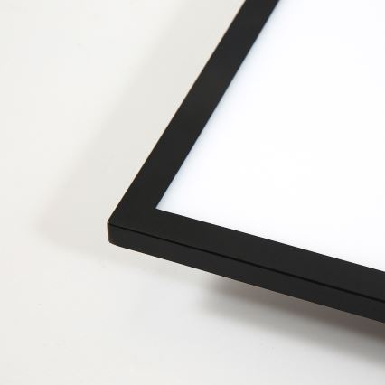 Brilagi - Himmennettävä LED-kattovalaisin SLIMFRAME LED/25W/230V 30x30 cm 3000-6000K musta + kauko-ohjaus