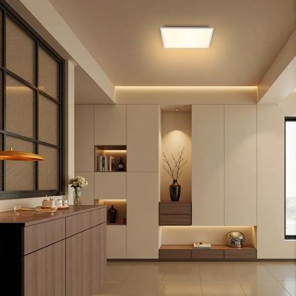 Brilagi - Himmennettävä LED-kattovalaisin SLIMFRAME LED/25W/230V 30x30 cm 3000-6000K valkoinen + kauko-ohjaus