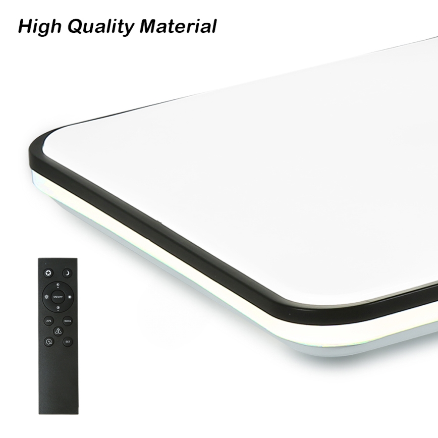 Brilagi - Himmennettävä LED-kattovalaisin SMART LED/36W/230V 3000-6000K 45x45 cm Wi-Fi Tuya + kauko-ohjaus