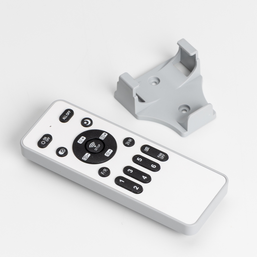 Brilagi - LED Himmennettävä valo tuulettimella RONDA LED/48W/230V 3000-6000K valkoinen + kaukosäädin