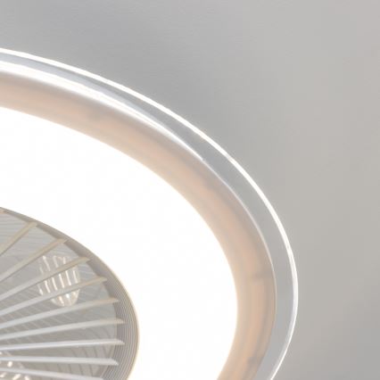 Brilagi - LED Himmennettävä valo tuulettimella RONDA LED/48W/230V 3000-6000K valkoinen + kaukosäädin